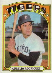1972 Topps Baseball Cards      319     Aurelio Rodriguez